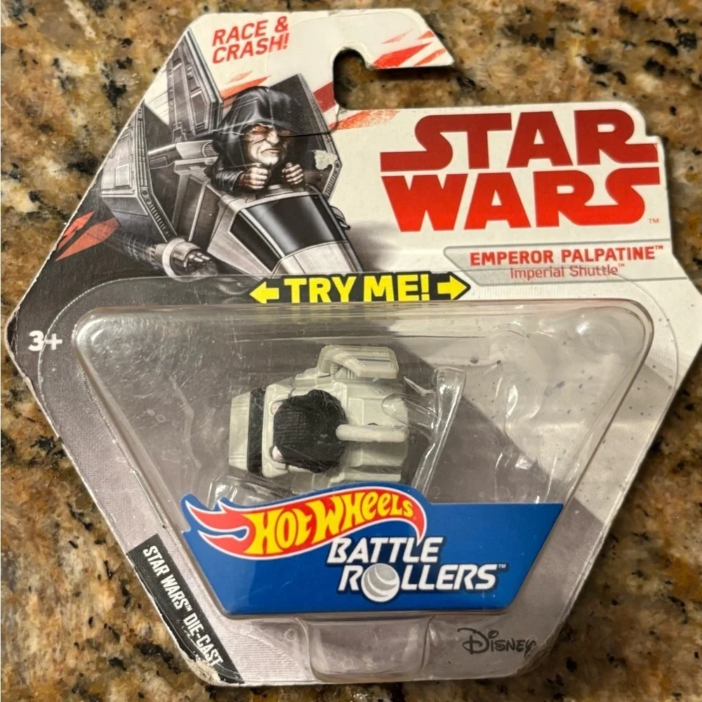 Star Wars Battle Rollers Emperor Palpatine Imperial Microforce Luke Skywalker
